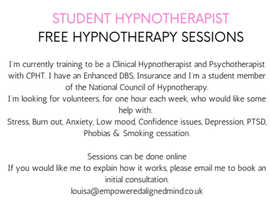 Free Hypnotherapy Sessions