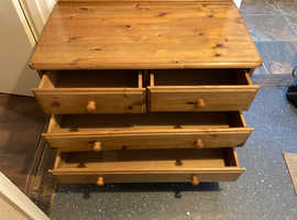 PINE CHEST OF 4 DRAWERS