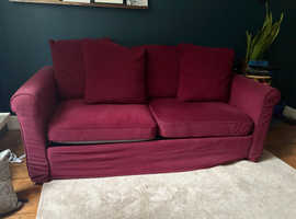 Red sofa bed IKEA - free