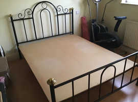 Preowned double bed  with no mattress very sturdy