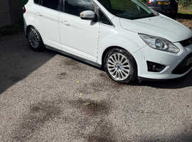 Ford C-Max, 2014 (64) White MPV, Automatic Diesel, 41,000 miles