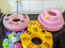 A set of cat toys for sale