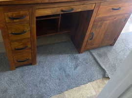 Teak writing office Desk