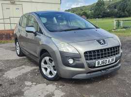 Peugeot 3008, 2010 (60) Grey Hatchback, Manual Diesel, 107,910 miles