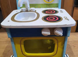 Wooden Baby Walker kitchen style.