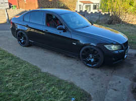 BMW 3 Series, 2007 (07) Black Saloon, Automatic Diesel, 190,975 miles