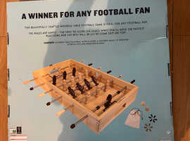 Wooden tabletop football game