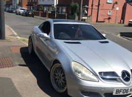 Mercedes Slk, 2006 (06) Silver Convertible, Manual Petrol, 114,436 miles