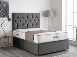 **Elegant & Practical Bedroom Solution: Single, Double & Queen Size Ottoman Bed with Cozy Mattress**
