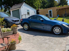Mercedes Slk, 2006 (56) Blue Convertible, Automatic Petrol, 90,975 miles
