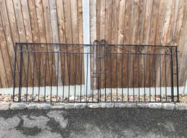 2 x wrought iron driveway gates