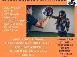 Boxing for Fitness in Hazlemere & Holmer Green - all ages and abilities welcome