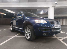Volkswagen Touareg, 2007 (56) Blue Estate, Automatic Diesel, 134,201 miles