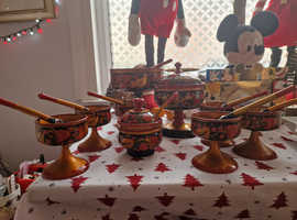 Stunning Strawberry Wooden Dessert Set