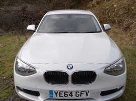 BMW 1 series, 2014 (64) White Hatchback, Manual Diesel, 65,375 miles