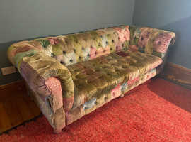 COLOR PATCH Chesterfield Patchwork Sofa,  UK