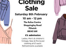 Ladies, Men's and Children's £1 Clothing sale