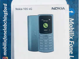 Nokia 105 4G Dual Sim Unlocked Charcoal FM Radio LED Torch Simple Keypad Phone
