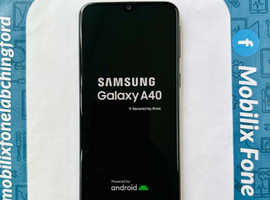 Special Offer Samsung Galaxy A40 Black Dual Sim 64GB 4GB RAM Unlocked Android Version 11