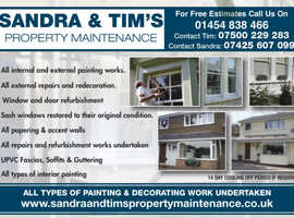 Sandra & Tim's property maintenance for all you're interior and exterior painting and decorating needs