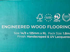 wood flooring x 3 unused packs