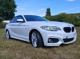 BMW 2 SERIES, 2015 (65) White Coupe, Manual Diesel, 61,300 miles