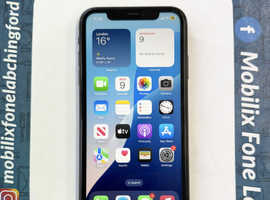 Apple iPhone 11 Black 64GB Unlocked Battery Health 100% Face ID Working iOS 18.4 Good Condition