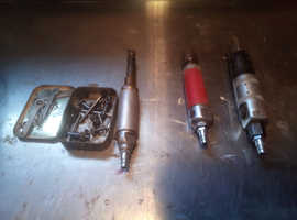 24ltr, 2.5u2.5hp compressor and various tools