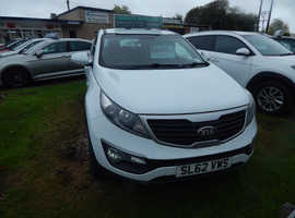 Kia Sportage, 2012 (62) White Estate,