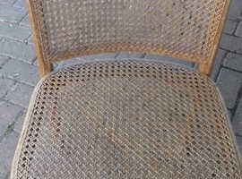 one cane dining chair