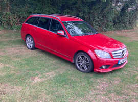Mercedes C CLASS, 2008 (08) Red Estate, Manual Petrol, 176,162 miles