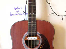 HONDO II Acoustic Guitar with Soundhole P/up