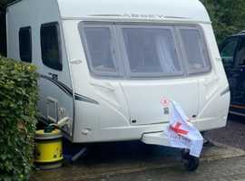 4 berth caravan with air awning