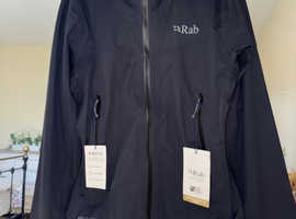 Ladies Rab soft shell waterproof windproof jacket size 8