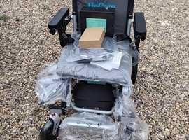 Hecare Electric Wheelchair Powerchair Manual Folding And Remote Controlled