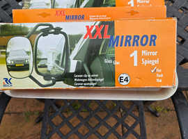 Hitch lock.  £45  Wheel lock.  £45   Caravan wing mirrors. £30