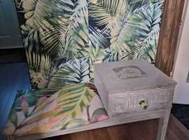 Retro telephone table and dressing table