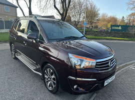 Ssangyong RODIUS TURISMO, 2017 (17) Red MPV, Automatic Diesel, 73,583 miles