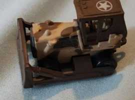 Micro Machines U.S. Military Bulldozer Galoob 1987 Vintage Excellent Condition