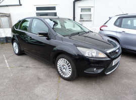 Ford Focus, 2010 (10) Black Hatchback, Manual Diesel, 116,000 miles