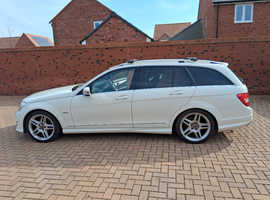 Mercedes C CLASS, 2012 (12) White Estate, Manual Diesel, 178,979 miles