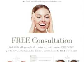Free Consultations and 20% off your first treatment costs