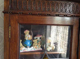 Antique Bureau/Display cupboard