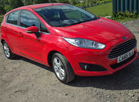 Ford Fiesta, 2016 (65) Red Hatchback, Manual Petrol, 70k