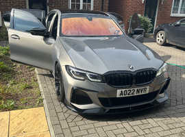 BMW 3 Series, 2022 (22) Grey Saloon, Automatic Petrol Hybrid, 68,476 miles