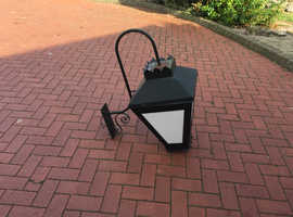 6x large outside lantern wall lights for sale in perfect working order offers around £300 for the lot