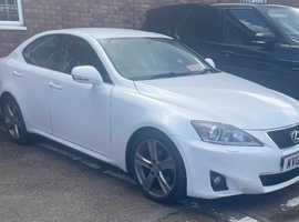 Lexus Is250, 2012 (12) White Saloon, Automatic Petrol, 111,000 miles