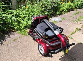 Folding scooter.