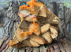 Verrington Firewood Seasoned Hardwood Logs - 10 kg Netted Bag