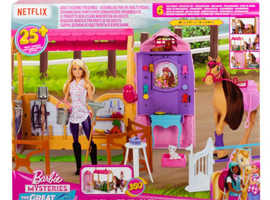 Comp Prize Barbie Mysteries: The Great Horse Chase Ultimate Stable Set